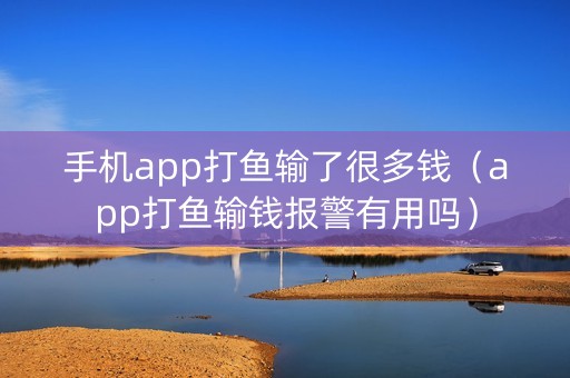 手机app打鱼输了很多钱（app打鱼输钱报警有用吗）