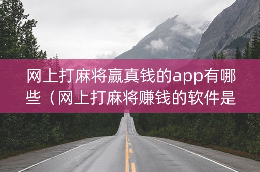 网上打麻将赢真钱的app有哪些（网上打麻将赚钱的软件是什么）