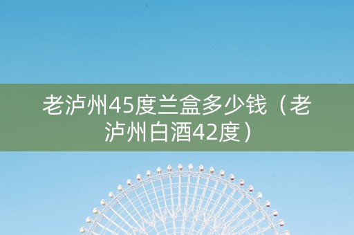 老泸州45度兰盒多少钱（老泸州白酒42度）