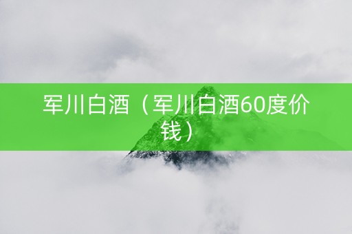 军川白酒（军川白酒60度价钱）