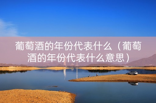 葡萄酒的年份代表什么（葡萄酒的年份代表什么意思）