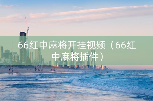 66红中麻将开挂视频（66红中麻将插件）