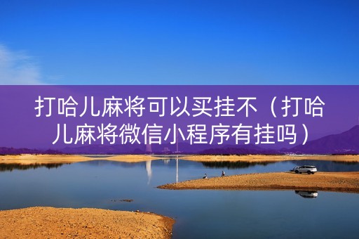 打哈儿麻将可以买挂不（打哈儿麻将微信小程序有挂吗）