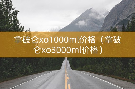 拿破仑xo1000ml价格（拿破仑xo3000ml价格）