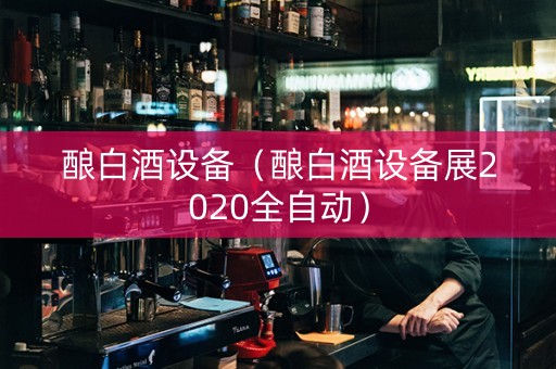 酿白酒设备（酿白酒设备展2020全自动）