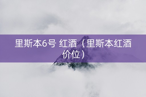 里斯本6号 红酒（里斯本红酒价位）