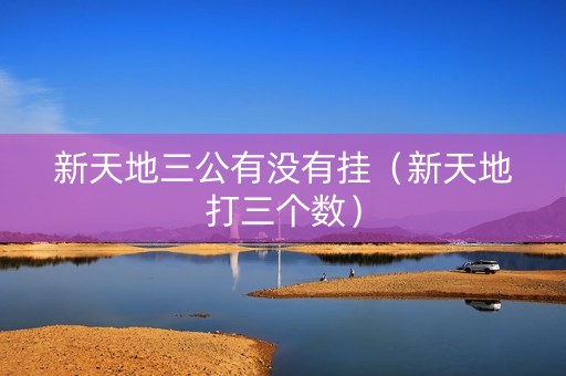 新天地三公有没有挂（新天地打三个数）