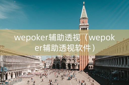 wepoker辅助透视（wepoker辅助透视软件）