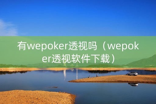 有wepoker透视吗（wepoker透视软件下载）