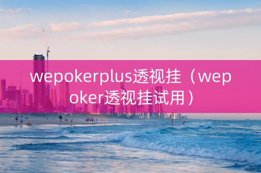 wepokerplus透视挂（wepoker透视挂试用）