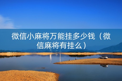 微信小麻将万能挂多少钱（微信麻将有挂么）