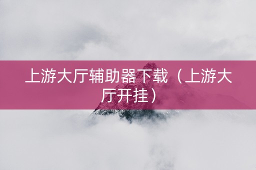 上游大厅辅助器下载（上游大厅开挂）