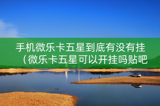 手机微乐卡五星到底有没有挂（微乐卡五星可以开挂吗贴吧）