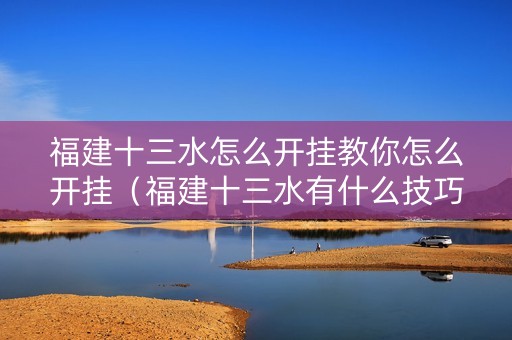 福建十三水怎么开挂教你怎么开挂（福建十三水有什么技巧）